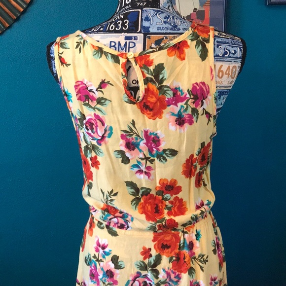 Floral Print High Low Dress - Picture 3 of 4